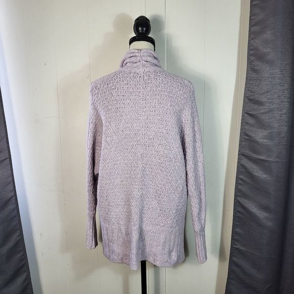 ANGEL OF THE NORTH Knit Open Front Lavender Purple Alpaca Cardigan SZ XS - Picture 5 of 5